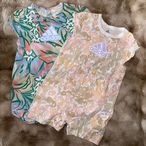 Adidas 24M Baby Girl Bundle- 2- Rompers